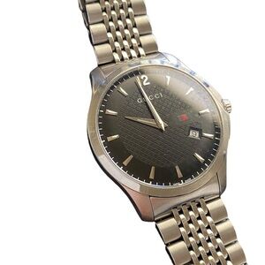 Gucci Stainless Steel 40mm G-Timeless Automatic Watch Black